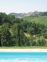 Summer - View from pool to Camerino
